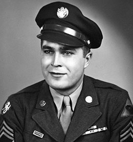 Ken Porwoll in uniform